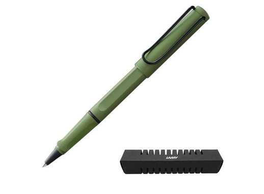 Роллер Lamy 341 safari цвет чернил черный цвет корпуса оливковый (артикул производителя M63Ч 4035675)